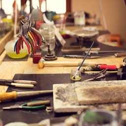 Studio equipment tool support