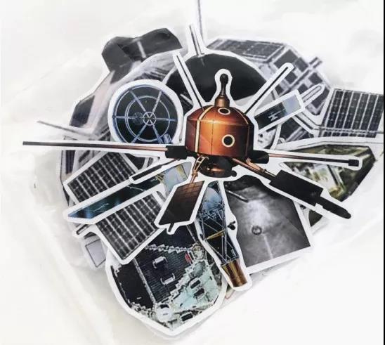 Satellite Collection from 1957-2016 Sticker Book 210mm&times;297mm 2018