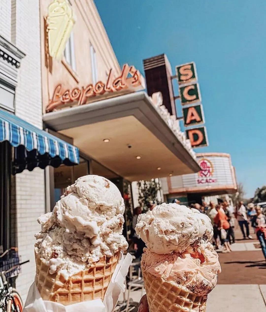 Ivy最愛的薩凡納冰激凌店（圖片來自網(wǎng)絡(luò)）